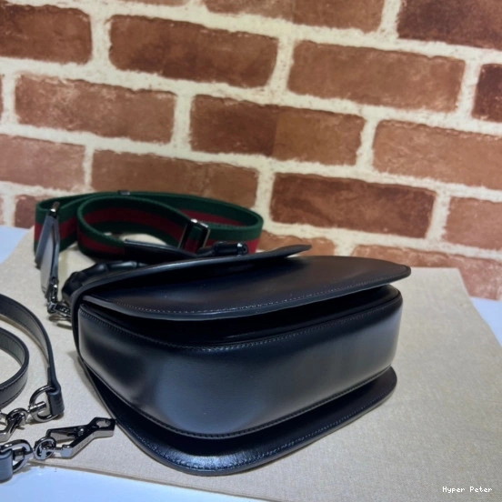 Hyperpeter with handle Small Gucci bag Bamboo top 0712
